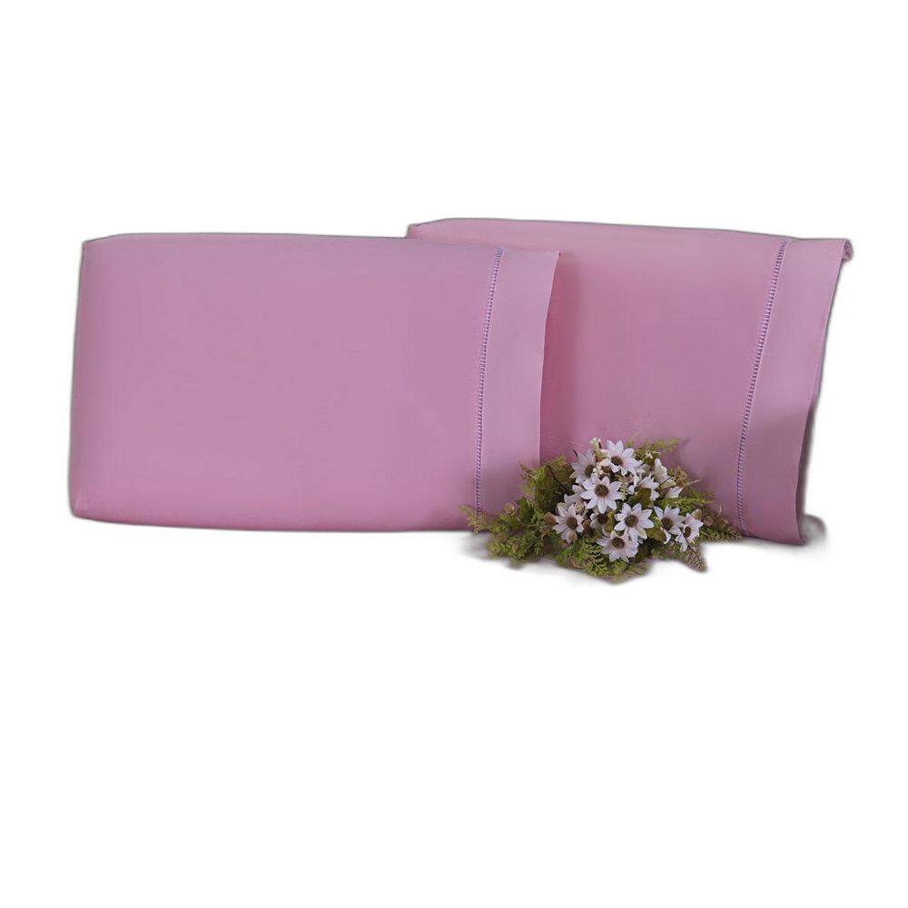 Kit 10 Fronhas 70X50Cm Percal 100% Algodo 300 Fios Ponto