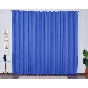 Cortina Em Malha 200X160 Com Ilhós Sala De Jantar - A. Royal