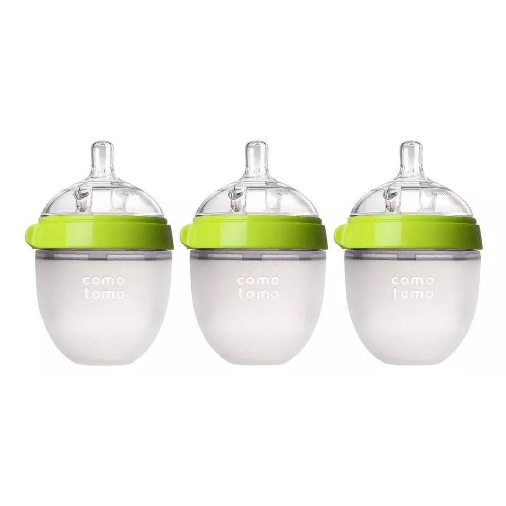 Mamadeiras Comotomo Baby Bottle Verde 150 Ml - Pack Com 3