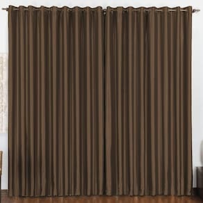 Cortina 3M Quarto Escritório Blackout Trilho Suisso Tabaco