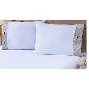 Kit 04 Fronhas Avulsas 80X60Cm Percal 100% Algodão 180 Fios