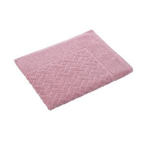 Toalha Piso Malta 50Cm X 60Cm Rosa Cha Cavhome