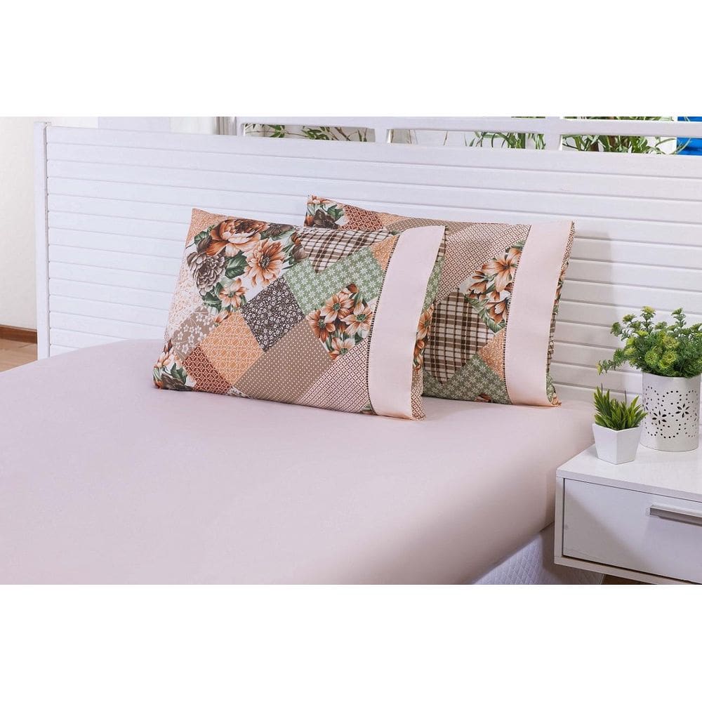 Jogo Lençol Solteiro King 2 Peças 2,10X1,10X30Cm 180 Fios