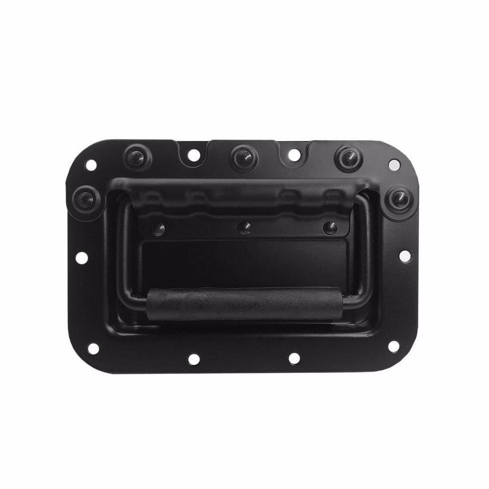 Kit 2 Alça Embutida Retratil Para Case Com Bandeja Black