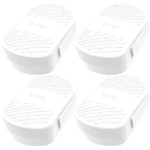 4 Porta Sabonetes Branco Portáteis Saboneteira Viagens Bolsa Mochila Academia Crippa