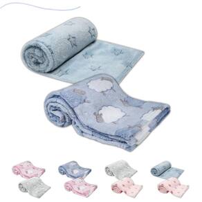 Kit 2 Mantinhas Cobertor Infantil Soninho Do Bebe Poliéster