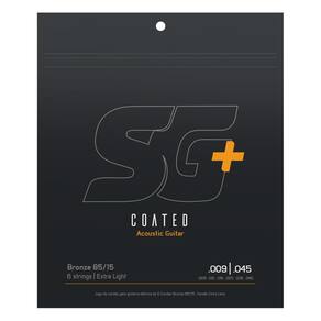 Encordoamento Para Violão Sg + Strings Coated .009 Bronze