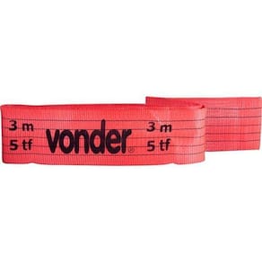 Cinta Elevação De Carga Vonder 7:1 3 Metros 5 Toneladas