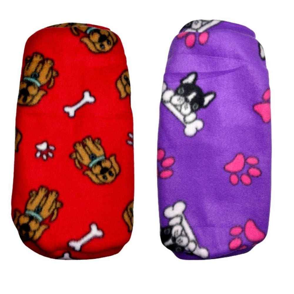 Roupa de Inverno para Cachorro Lilás/Vermelho Suéter EGG