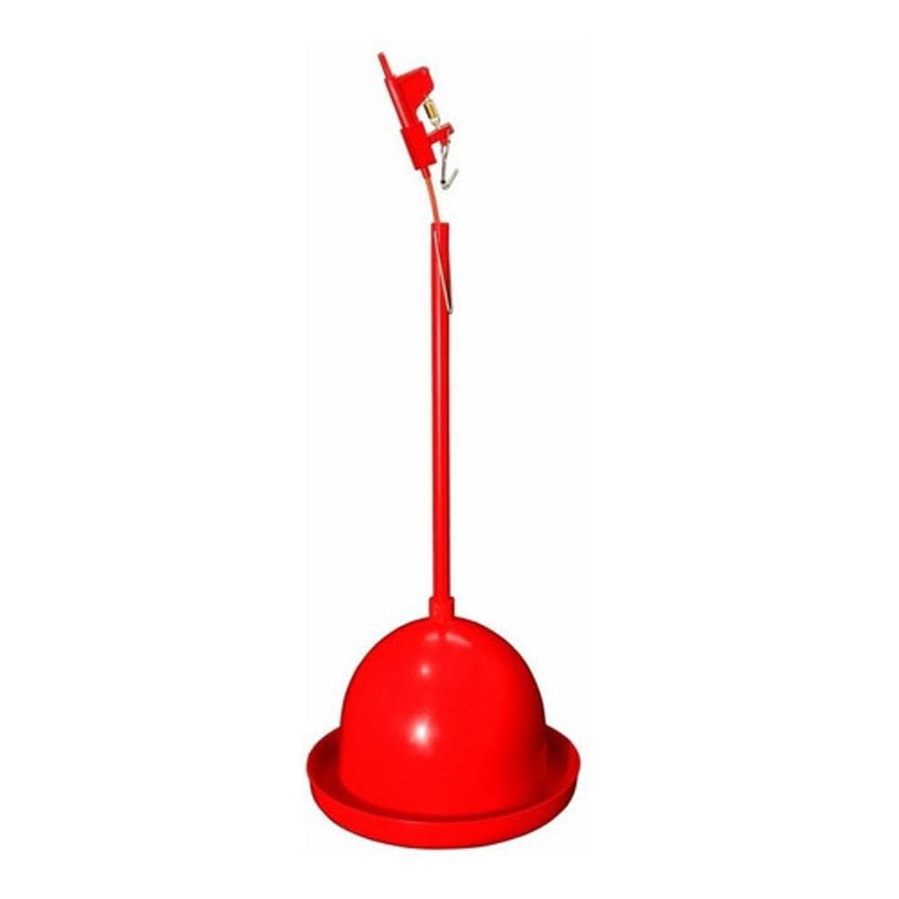 Kit 1 Bebedouro Pendular + 1 Comedouro Galvanizado 5Kg Aves
