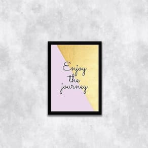 Quadro Enjoy The Journey 24X18Cm