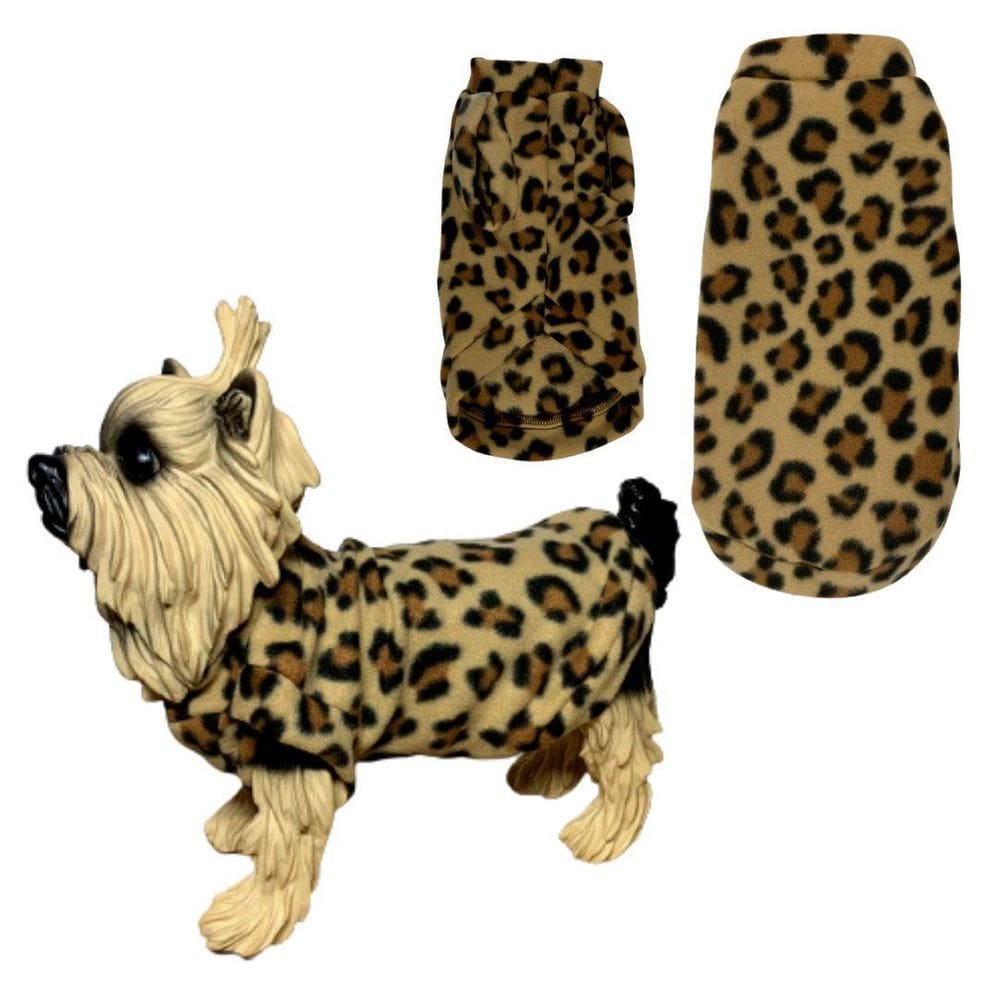 Roupa De Inverno Para Cães E Gatos - Suéter Soft Onça Gg
