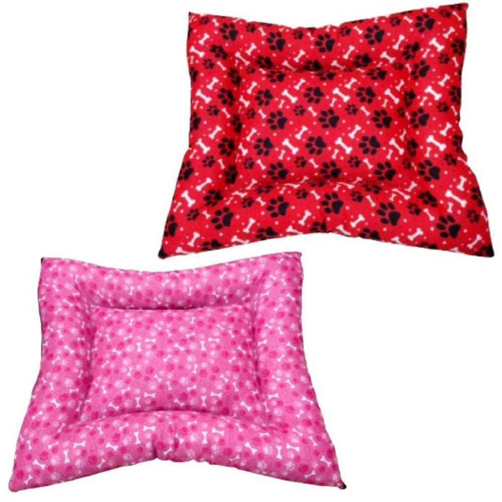 Kit 2 Almofadões Nica Premium - Almofadas Vermelho E Rosa