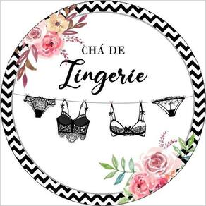 Painel Redondo 3D Sublimado Chá De Lingerie Frd-3340