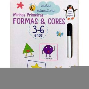 Cartas Educativas - Minhas Primeiras Formas Cores + Caneta