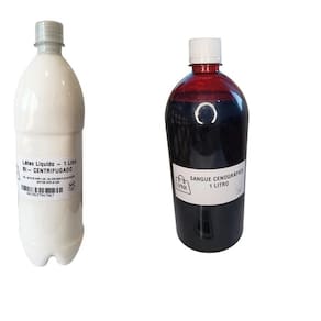 Maquiagem De Terror Látex 1L + Sangue Falso Artificial 1L