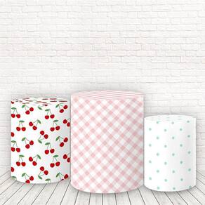 Trio De Capas 3D Sublimado Frutinhas Fcc-448