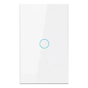 Interruptor Inteligente 1 botão 110V / 220V controle remoto voz wifi 3500W Androide