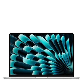 Apple Macbook Air 15", M4,  com CPU de 10núcleos, GPU de 10núcleos, 16GB RAM, 256GB SSD - Prata
