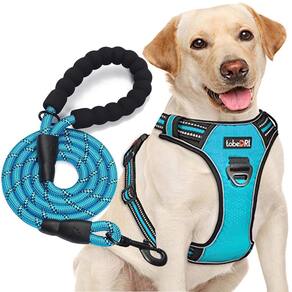 Arnês para cães Refletivo Ajustável ToBedri Oxford Blue M