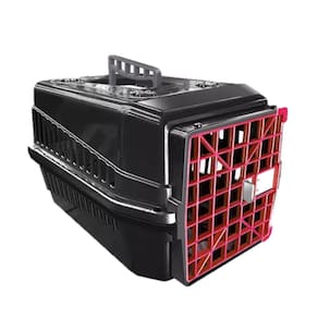 Caixa Transporte Pet Animal Pequeno Porte N2 Filhote Preto