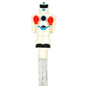 Brinquedo Bolha de Sabão Robô Boxeador Branco - Quanhe