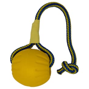 Brinquedo para cães Starmark Swing `n Fling DuraFoam Ball, tamanho médio