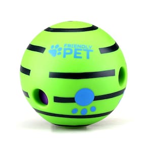 Bola de risada interativa para cães, para animais de estimação, Wobble Giggle Ball