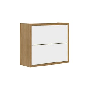 Armário Aéreo 80cm 2 Portas Paola Carvalho Dakar Branco Aramóveis