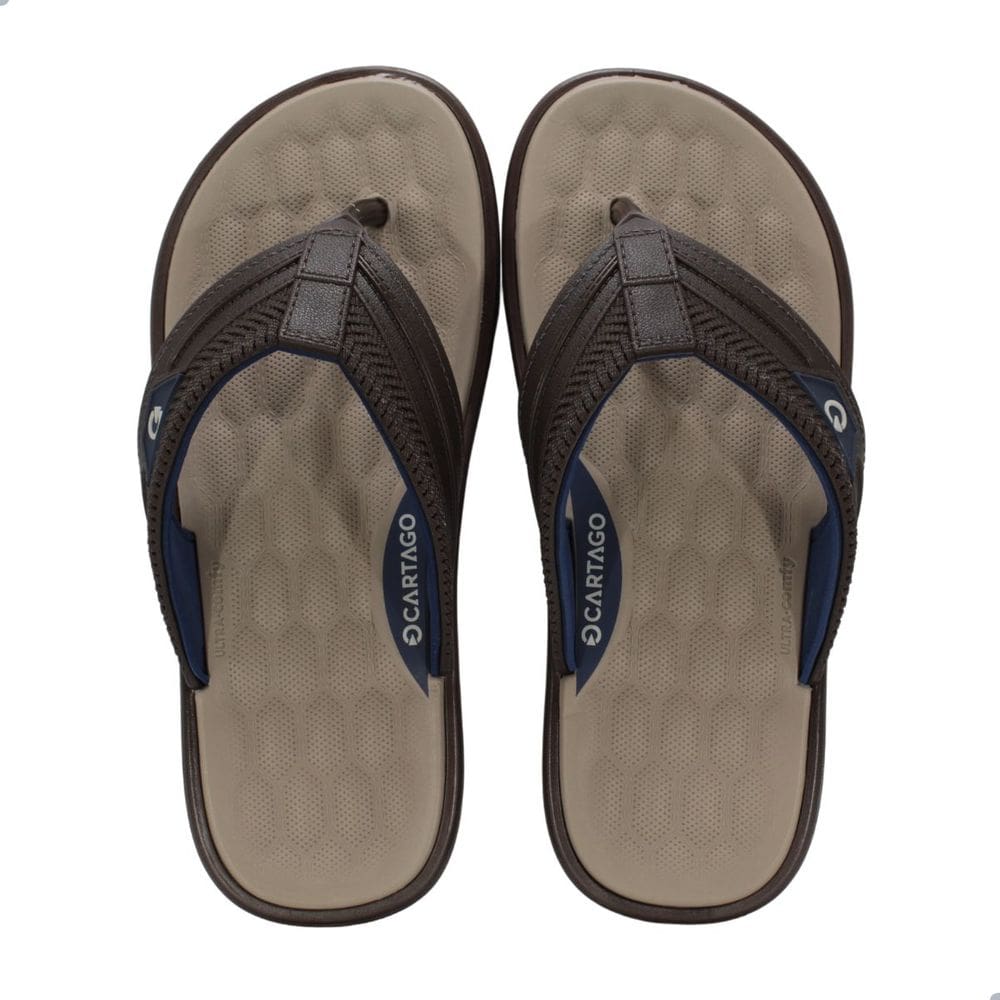 Chinelo Masculino Cartago Malta Vi Marrom