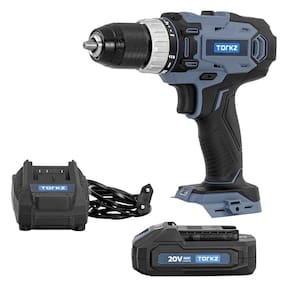 Furadeira Parafusadeira Profissional TRB0019, Bateria e Carregador de bateria Torkz, 20 Volts