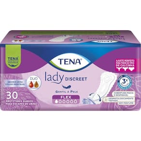 Protetor Diário Tena Lady Discreet Flex 30 Unidades