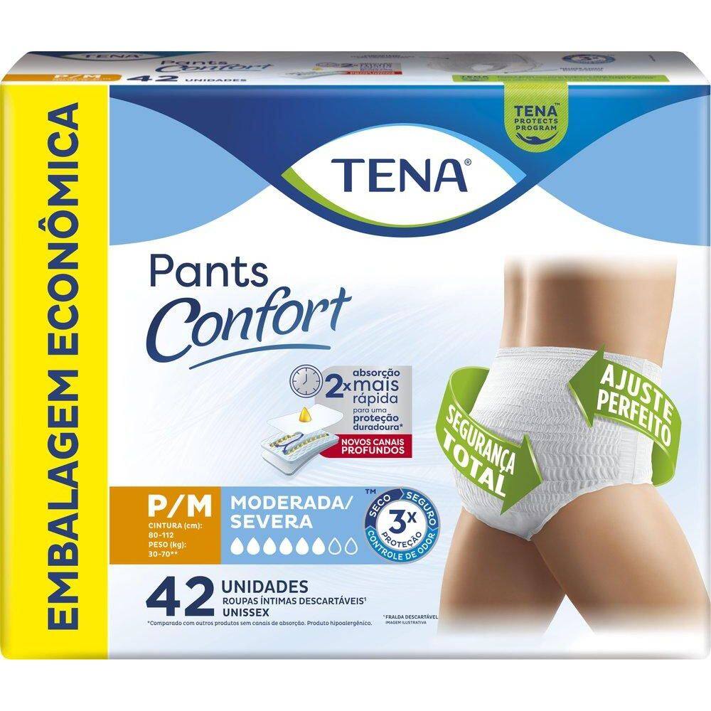 Roupa Íntima Tena Pants Confort P/M 42 Unidades