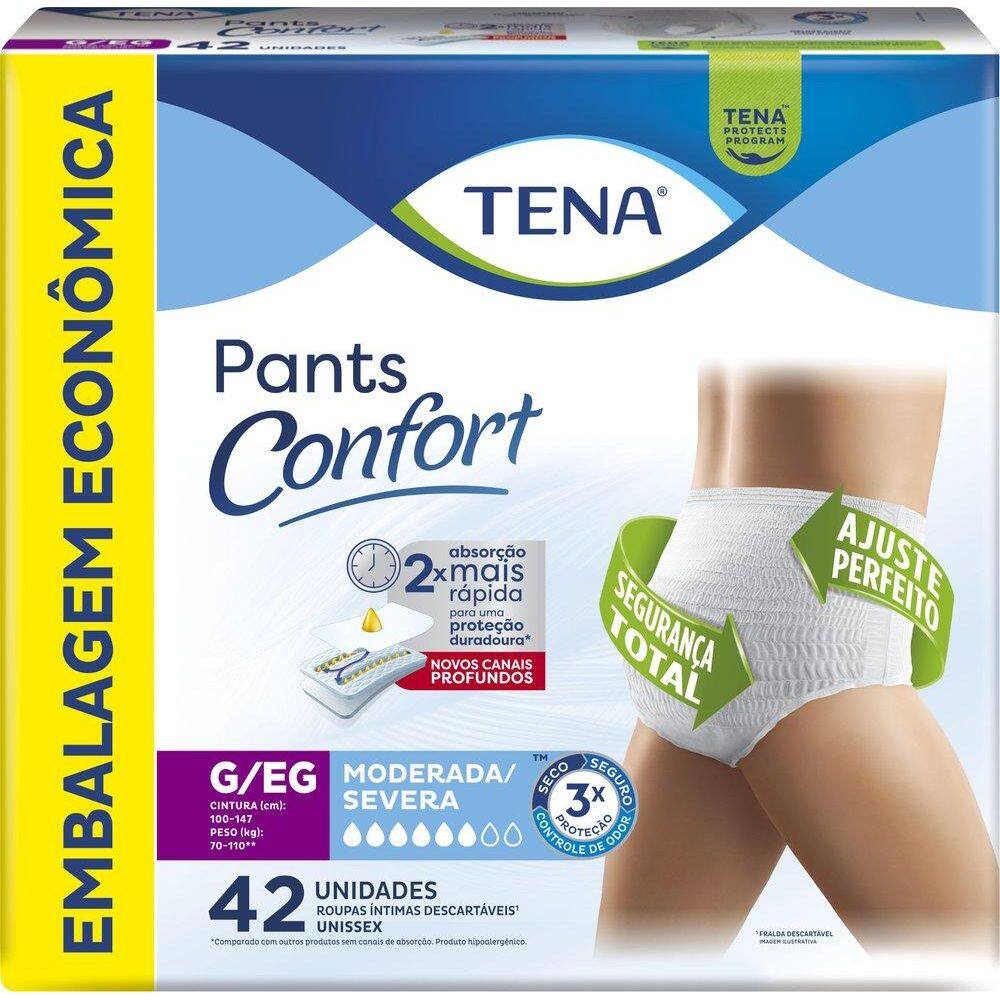 Roupa Íntima Tena Pants Confort  G/EG 42 Unidades