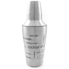 Kit Caipirinha Coqueteleira E Socador Inox 500Ml