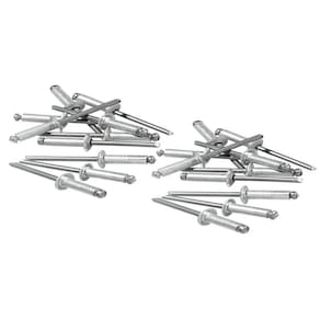 Rebites De Alumínio Com Repuxo 4.8 X 12Mm 50 Peças 406609