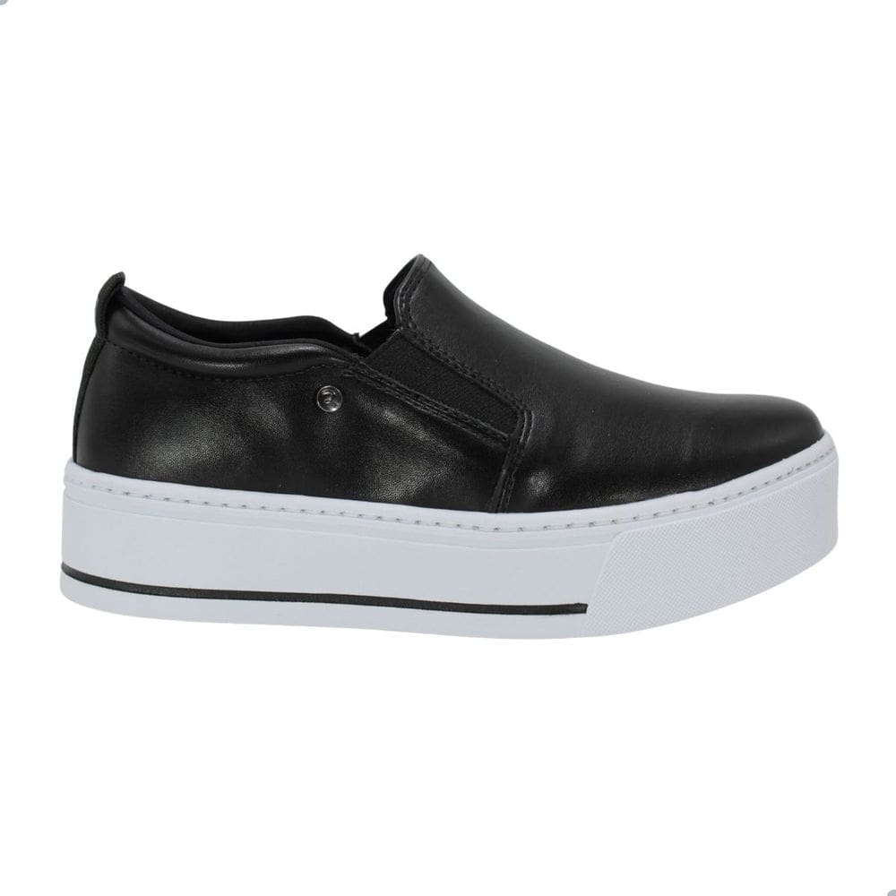 Tênis Feminino Slip On Ramarim Preto