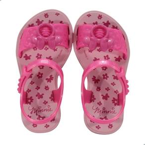 Sandália Infantil Grendene Kids Minnie Dress Lik Com Óculos Rosa Perolado