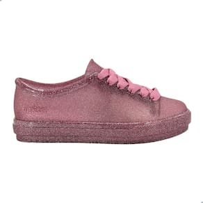 Tênis Mini Melissa Hip Dneaker Rosa Glitter
