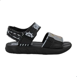 Sandália Infantil Grendene Kids One Piece Explorer Preto e Branco