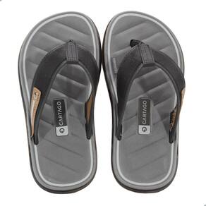 Chinelo Infantil Cartago Malaga Sport Preto/Cinza
