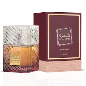Perfume Lattafa Khamrah Dukhan Eau de Parfum 100ml para unissex