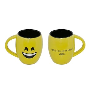 Caneca Concava 300Ml Bom Dia - Ceraflame