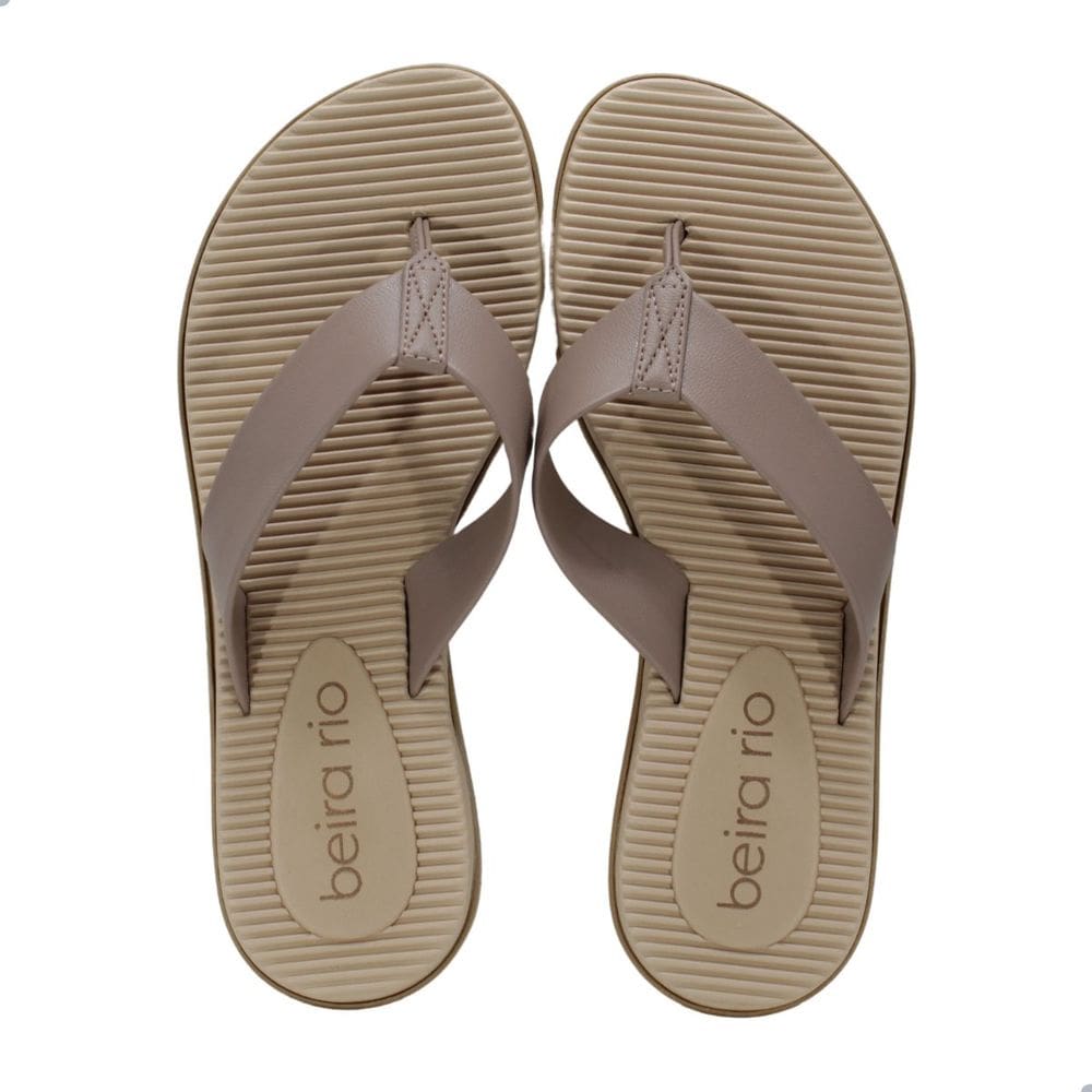 Tamanco Feminino Beira Rio 8395.200 Napa Taupe