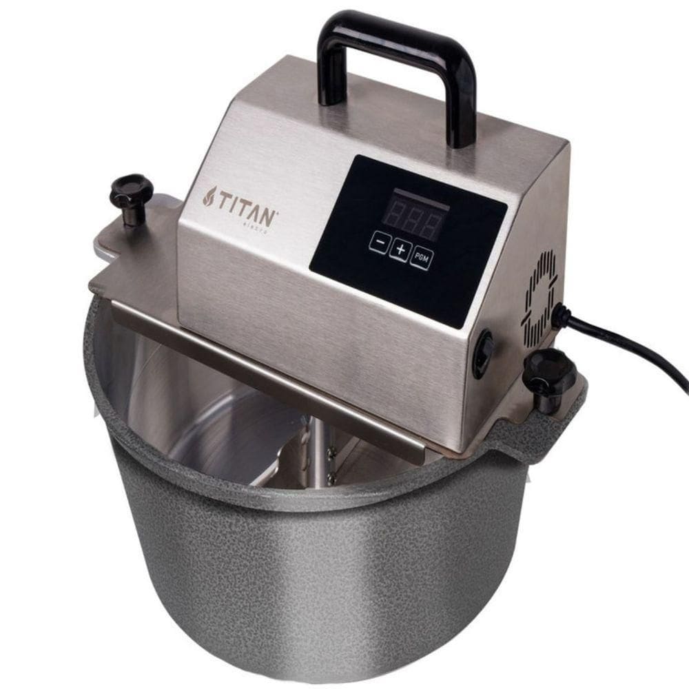Panela Misturadora Profissional De Doces Zurique Titan 10 Litros Preta Bivolt