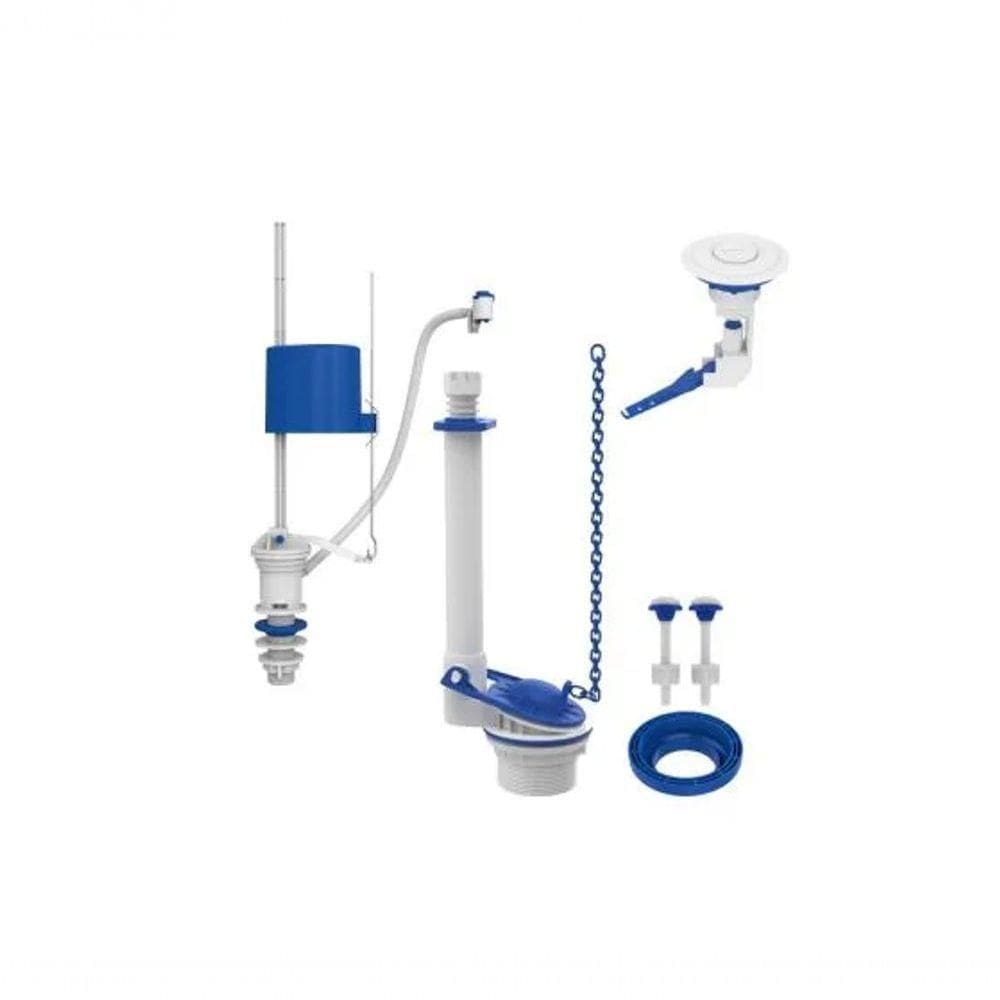 Kit Mecanismo Completo Universal P- Caixa Acoplada - Blukit