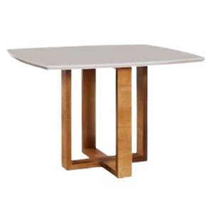 Mesa de Jantar Moderna Laminada - Atlas-1,2x0,8m - Art Salas