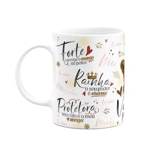 Caneca Mãe Leoa - Como é ser mãe Leoa - 325ml