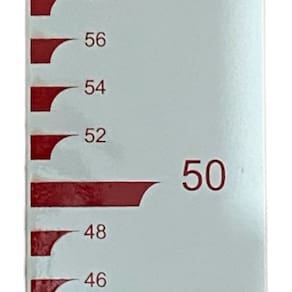 Régua Pvc Linimétrica - Fluviométrica 1000x100x2mm