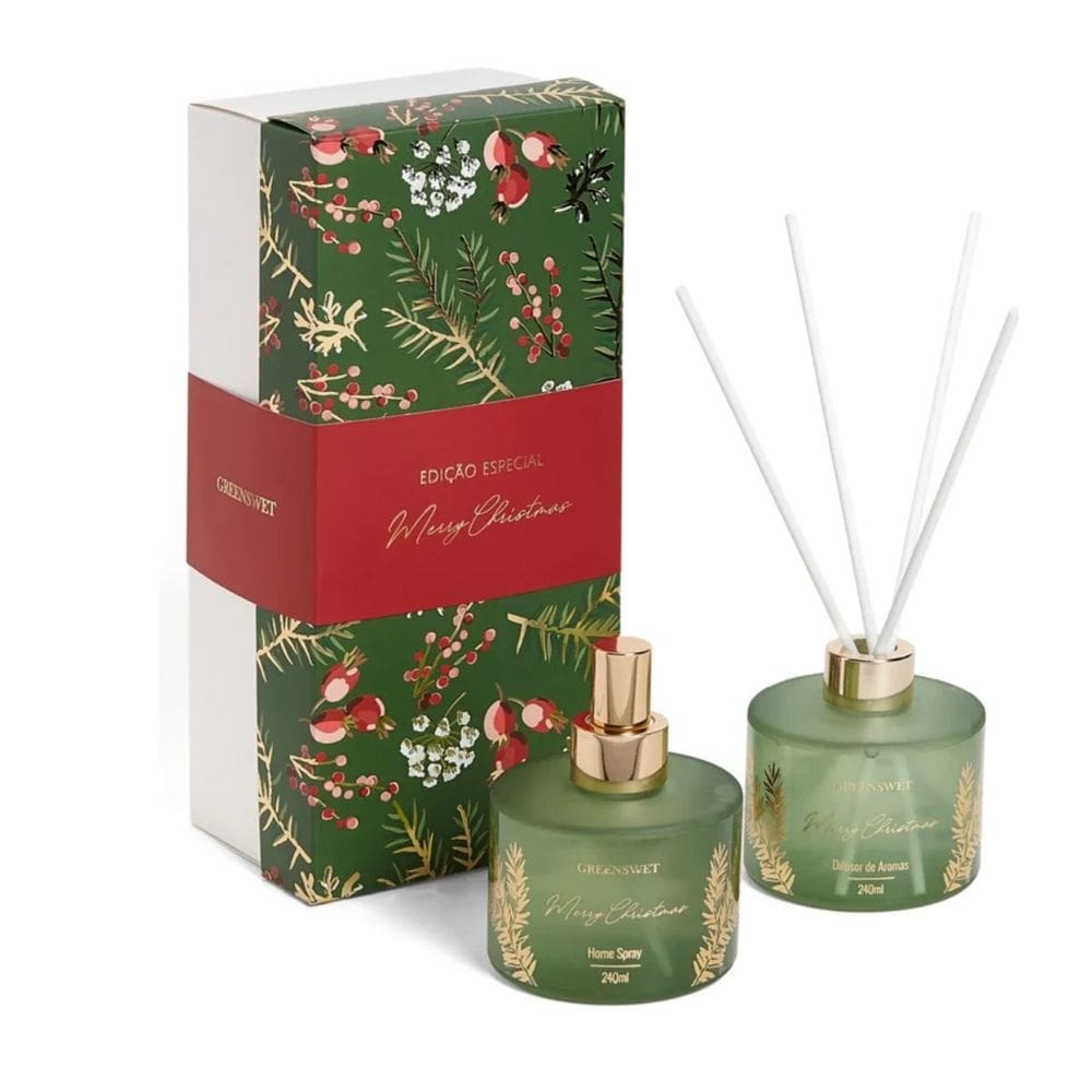 Difusor Especial Natal Difusor Alecrim 250ml GreensWet